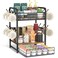 EsLuker.ly EsLukerly Coffee Bar Organizer Station Shelf Mug Holder 3 Tier Coffee Cup Stand Rack for Countertop with 12 Hooks K Cup Pod Organizer Drawer for Home Office Keeps Essentials Tidy Accessible