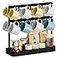 ZDDLOINP Coffee Mug Holder with 16 Movable Hooks Metal Coffee Cup Holder for Countertop 2 Tier Mug Rack with Storage Shelf for Kitchen Office Coffee Mug Rack