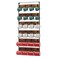 IBUYKE Mug Racks for WallSet of 3 24Hook Large Coffee Mug Holder Wall Mounted Rustic Wood Coffee Mug Rack Display Organizer for Kitchen HomeBar Coffee StationRustic Brown TBJ005H3
