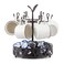 Ouseen Coffee Mug Holder with Coffee Pod Basket Storage Rotatable 6capacity Cup Mug Holder Tree Coffee Counter Bar Accessory Kitchen Organizer