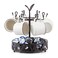 Ouseen Coffee Mug Holder with Coffee Pod Basket Storage Rotatable 6capacity Cup Mug Holder Tree Coffee Counter Bar Accessory Kitchen Organizer