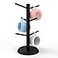 KETWOD Black Coffee Mug Holder NonSlip Cup Tree With 6 Hooks for Counter Rack Black