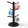 KETWOD Black Coffee Mug Holder NonSlip Cup Tree With 6 Hooks for Counter Rack Black