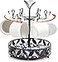 ALLCENER Mug Tree Countertop Rotatable Mug Holder Stand with 6 Hooks for Coffee Bar Counter Cabinets and Kitchen Organizer