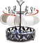 ALLCENER Mug Tree Countertop Rotatable Mug Holder Stand with 6 Hooks for Coffee Bar Counter Cabinets and Kitchen Organizer