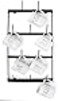 Claimed Corner Mug Rack with Sturdy Steel Frame Matte Black Finish Removable Rubber Caps Wall Mounted Mini 14 x 24