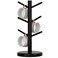 Dorhors Mug Holder TreeCoffee Cup Holder with 6 Hooks Wood Mug Rack for CounterCoffee Bar Accessories and Orgnizer StationBlack