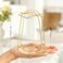 YY YEARCHY Coffee Mug Holder Espresso Cups Holder Cup Drying Rack Cups Drainer Stand Metal Mug Tree Cups Organizer with 4 Hook Hangers for Kitchen Counter and Tea PartyGold