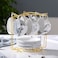 YY YEARCHY Coffee Mug Holder Espresso Cups Holder Drying Rack Drainer Stand Metal Mug Tree Cups Organizer with 6 Hook Hangers for Kitchen Counter and Tea Party