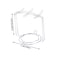 OSALADI Stainless Steel Cup Plate Organizer Rack for Kitchen Cabinet and Countertop Vertical Coffee Mug Holder for 4 Cups and 6 Plates Space Saving Kitchen Counter Shelf Organizer