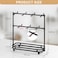 Samhe Coffee Mug Holder for Countertop Coffee Cup Holder Rack with 14 Hooks Metal Mug Tree Stand with Storage Base for K Cup Coffee Pod Paper Cups Tea Bag Black