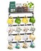 EsLuker.ly EsLukerly Coffee Mug Holder Wall Mounted Display Rack Black Metal Cup Hanger Organizer with16 Hooks Wood Rustic Shelf for Coffee Bar Home Kitchen Space Saving Wall Storage Black