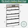 EsLuker.ly EsLukerly Coffee Mug Holder Wall Mounted Display Rack Black Metal Cup Hanger Organizer with16 Hooks Wood Rustic Shelf for Coffee Bar Home Kitchen Space Saving Wall Storage Black