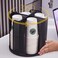 YTROG Coffee Cup Dispenser Disposable Paper Cup and Lid Holder 360 Rotatable with 4 CompartmentsCan Stacking 316oz Cups and Lid Holder for Coffee ShopHome CountertopOfficeRestaurantKitchen