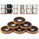 Elfzone Mug Organizer 6 Pcs Wooden Coffee Mug Stackers Mug Organizer for Kitchen CabinetEquipped with Food Grade NonSlip Pad