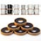 Elfzone Mug Organizer 6 Pcs Wooden Coffee Mug Stackers Mug Organizer for Kitchen CabinetEquipped with Food Grade NonSlip Pad