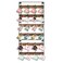 EsLuker.ly EsLukerly Mug Holder Hanger Rack Wall Mounted Wooden 3 Pack Coffee Cup Storage Organizer Display Shelf with 24 Movable Plastic Hooks Ideal for Mug Collectors