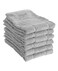 All-Clad AllClad Premium Solid Dish Cloth Set Highly Absorbent Super Soft 100 Turkish Cotton Terry Looped 13x14 Dish Towels for Cleaning Drying Dishes Pans Glassware or Counters 6Pack Titanium