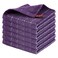 Homaxy 100 Cotton Terry Kitchen Dish Cloths Ultra Soft and Absorbent Dish Towels for Kitchen Suitable for Drying and Washing Dishes 6 Pack 12 x 12 Inches Purple