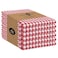 Native Fab 6 Pack Kitchen Towel with Hanging Loop 16x26 inches Cotton Gingham Check Dish Towels for Cleaning Drying Dishes Absorbent Cloth Rags Bar Towel Dish Cloth Set Red White