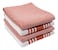 KAF Home Set of 4 Centerband and Waffle Flat Kitchen Towels 18 x 28 Inch Absorbent Durable Soft and Beautiful Kitchen Towels Perfect for Messes and Drying Dishes Spice