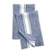 Solino Home Blue Linen Kitchen Towels Set of 2100 Pure Linen 17 x 26 Inch Country Stripe Tea Towels with Hanging Loop Soft Durable European Flax Kitchen Dish ClothQuick Dry Machine Washable