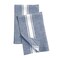 Solino Home Blue Linen Kitchen Towels Set of 2100 Pure Linen 17 x 26 Inch Country Stripe Tea Towels with Hanging Loop Soft Durable European Flax Kitchen Dish ClothQuick Dry Machine Washable