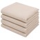 Homaxy 100 Cotton Waffle Weave Kitchen Dish Towels Ultra Soft Absorbent Quick Drying Cleaning Towel 13 x 28 Inches 4Pack Beige