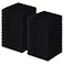 Homaxy 100 Cotton Waffle Weave Kitchen Dish Cloths Ultra Soft Absorbent Quick Drying Dish Towels 12 x 12 Inches 24Pack Black