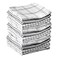 T-Fal TFal Premium Waffle Dish Cloths Highly Absorbent Super Soft Long Lasting 100 Cotton 12x13 Towel for Cleaning Drying 12Pack Gray