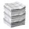 T-Fal TFal Premium Waffle Dish Cloths Highly Absorbent Super Soft Long Lasting 100 Cotton 12x13 Towel for Cleaning Drying 12Pack Gray