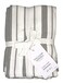 Williams-Sonoma WilliamsSonoma Classic Striped Dishcloths Dishrags Drizzle Grey Set of 4