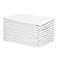 Organic Cotton Mart Organic Cotton White Dish Towels 10 Pack Quick Drying White Kitchen Towels LintFree Organic Cotton Dish Cloths Extra Large Highly Absorbent Blank Tea Towels 27x27
