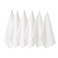 DII Basic Solid Dishtowel Collection Cotton Flat Woven Small Set 18x28 White 6 Piece