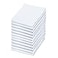 LITO LINEN AND TOWEL Flour Sack Towels Tea Towel for Crafts Kitchen Dish Cotton Blank Towel for Embroidery Baking Bread Proofing Linen Cover Super Absorbent Quick Dry 12 Pack 18x 28 White