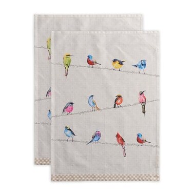 Maison d' Hermine Maison d Hermine Kitchen Towels Set of 3 100 Cotton 20 x 275 Reusable Cloth Tea Dish Towels Absorbent with Hanging Loop for Kitchen Dining Thanksgiving Christmas Decorations Equinoxe