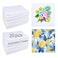 GEKIXUTP 20 Pcs Sublimation Towels Blank12 x 12 Inch DIY Microfiber Sublimation Kitchen TowelSublimation Hand TowelsSublimation Tea Towels Blanks