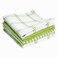 T-Fal TFal Premium Waffle Dish Cloths Highly Absorbent Super Soft Long Lasting 100 Cotton 12x13 Towel for Cleaning Drying 4Pack Green
