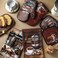 Jingmore 6 Pcs Kitchen Decor Set Accessorie Farmhouse Kitchen Towels Pot Holders Oven Mitts Set 2 Dish Towels 2 Pot Holders 2 Cooking Mittens Oven Glove for CookingDark BrownCoffee