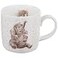 Royal Worcester Wrendale by Bone China Mug Role Model Elephants MultiColour11 oz