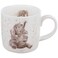 Royal Worcester Wrendale by Bone China Mug Role Model Elephants MultiColour11 oz