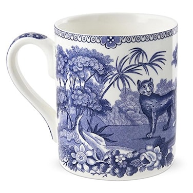 Spode Blue Italian Blue Room 16 oz Porcelain Mug Dishwasher Microwave Safe