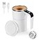 VAlinks Self Stirring Mug Auto Magnetic Coffee Mug with LED Display Temperature Rechargeable Automatic Stirring Cup 12oz Self Mixing Cup with Lid To Stir Coffee Mixed Milk at Desk Use