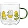 &eacute;&Dagger;&lsquo;&aelig;&shy;&pound;&eacute;&trade;&para;&aring;&trade;&uml;(KaneshotoukiDick Bruna Miffy 400140 Heatresistant Glass Mug 135 fl oz 400 ml Microwave Safe Color Handle Green Rose
