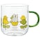 &eacute;&Dagger;&lsquo;&aelig;&shy;&pound;&eacute;&trade;&para;&aring;&trade;&uml;(KaneshotoukiDick Bruna Miffy 400140 Heatresistant Glass Mug 135 fl oz 400 ml Microwave Safe Color Handle Green Rose