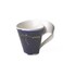 VilleroyBoch Villeroy Boch NewWave Stars Mug with Handle Beautifully Shaped Cup with Aquarius Motif Premium Porcelain Made in Germany Dishwasher Safe WhiteBlue 10 oz