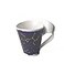 VilleroyBoch Villeroy Boch NewWave Stars Mug with Handle Beautifully Shaped Cup with Sagittarius Motif Premium Porcelain Made in Germany Dishwasher Safe WhiteBlue 10 oz