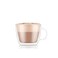 Bodum 15oz Double Wall Latte Mug HighHeat Borosilicate Glass Set of 2 Clear