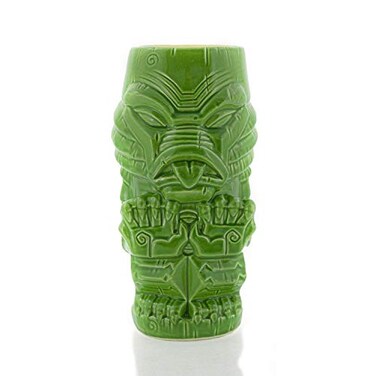 Geeki Tikis 18 ounce Ceramic Mug Monsters GillMan Lime Green