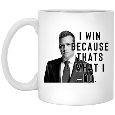 GreenStar Gifts Harvey Specter Funny Quote Suits Inspired Coffee Mug Novelty Gift Sarcastic 11oz Tea Cup